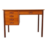 Mid-century Danish freestanding teak writing desk