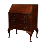 Antique Edwardian carved mahogany desk