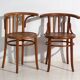 Ensemble de quatre chaises style Thonet en bois courbé – Europe centrale, vers 1920