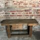 Old workbench in raw solid oak 1920