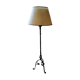 Lampadaire en fer forgé tripode des années 50