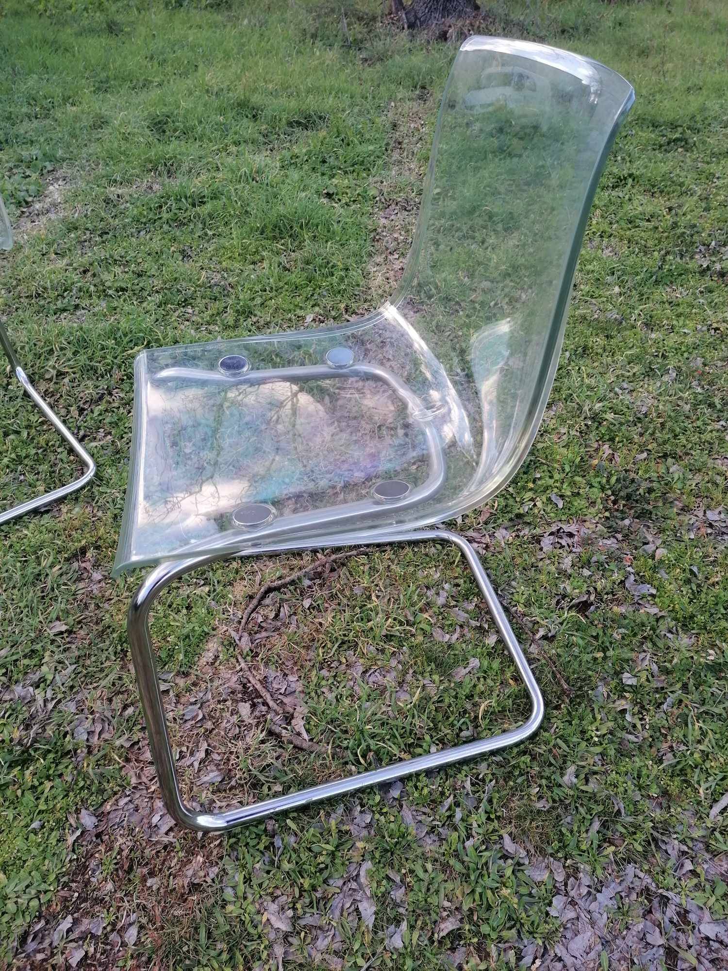 Set of 3 Tobias chairs by Carl Ojerstam for IKEA, 90s