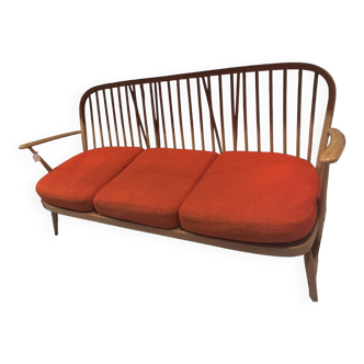 Ercol 3-seater bench sofa from the 60s
