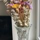 Large glass vase 50s