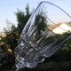 Set of 6 white wine glasses in arques crystal. pompadour model.