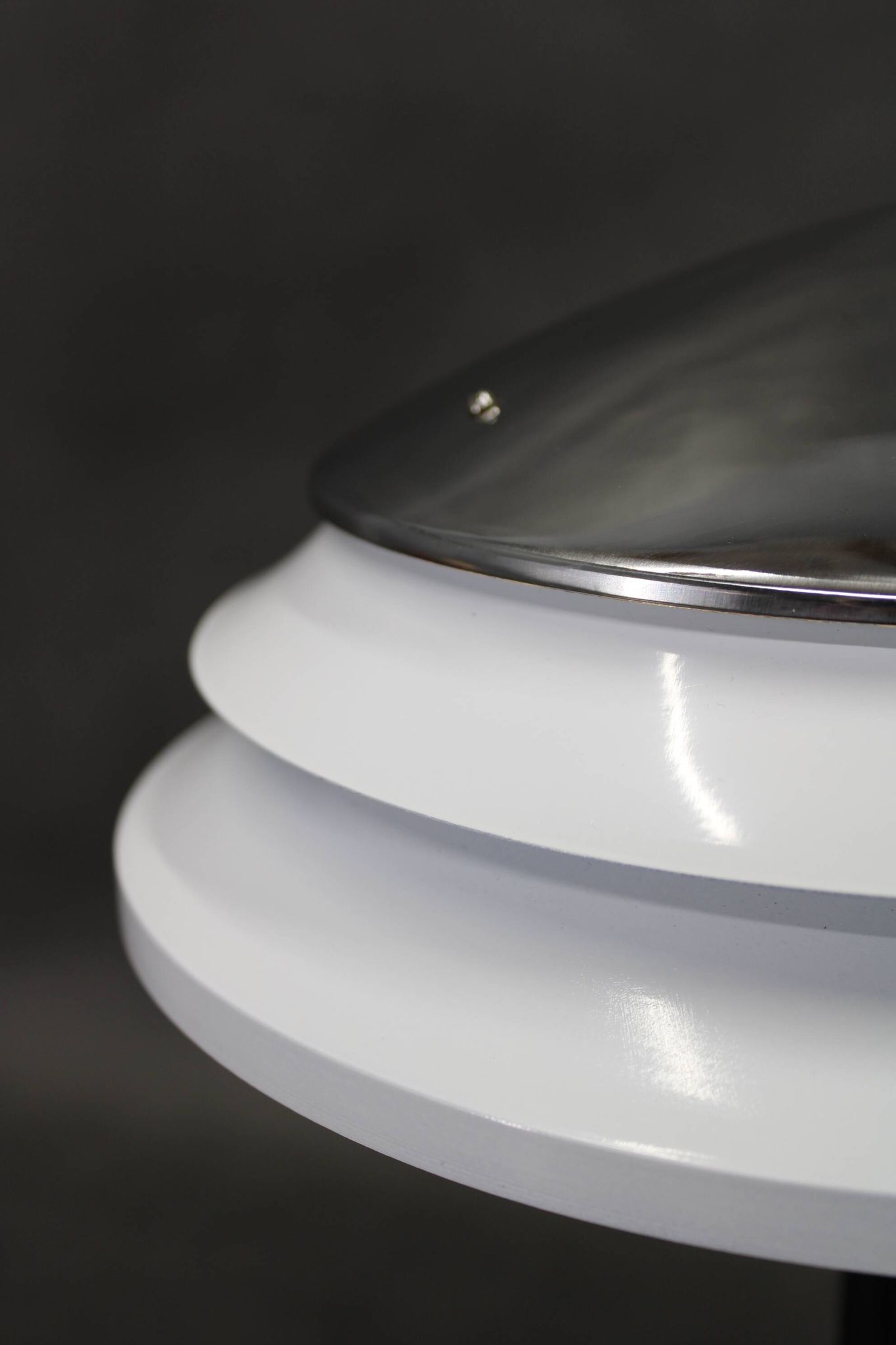 Mid-Century Chrome Table Lamp by Zukov, 1970s