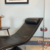 Skaï chaise longue