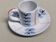 Vintage coffee service, ceramics signed Yvon Roy