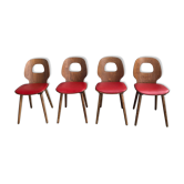 4 Exceptional baumann chairs