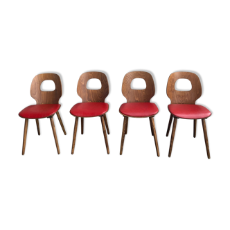 4 Exceptional baumann chairs