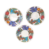 Three plates Acapulco Villeroy - Boch 70s