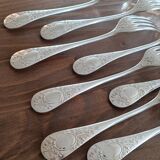 8 Ercuis goldsmith forks