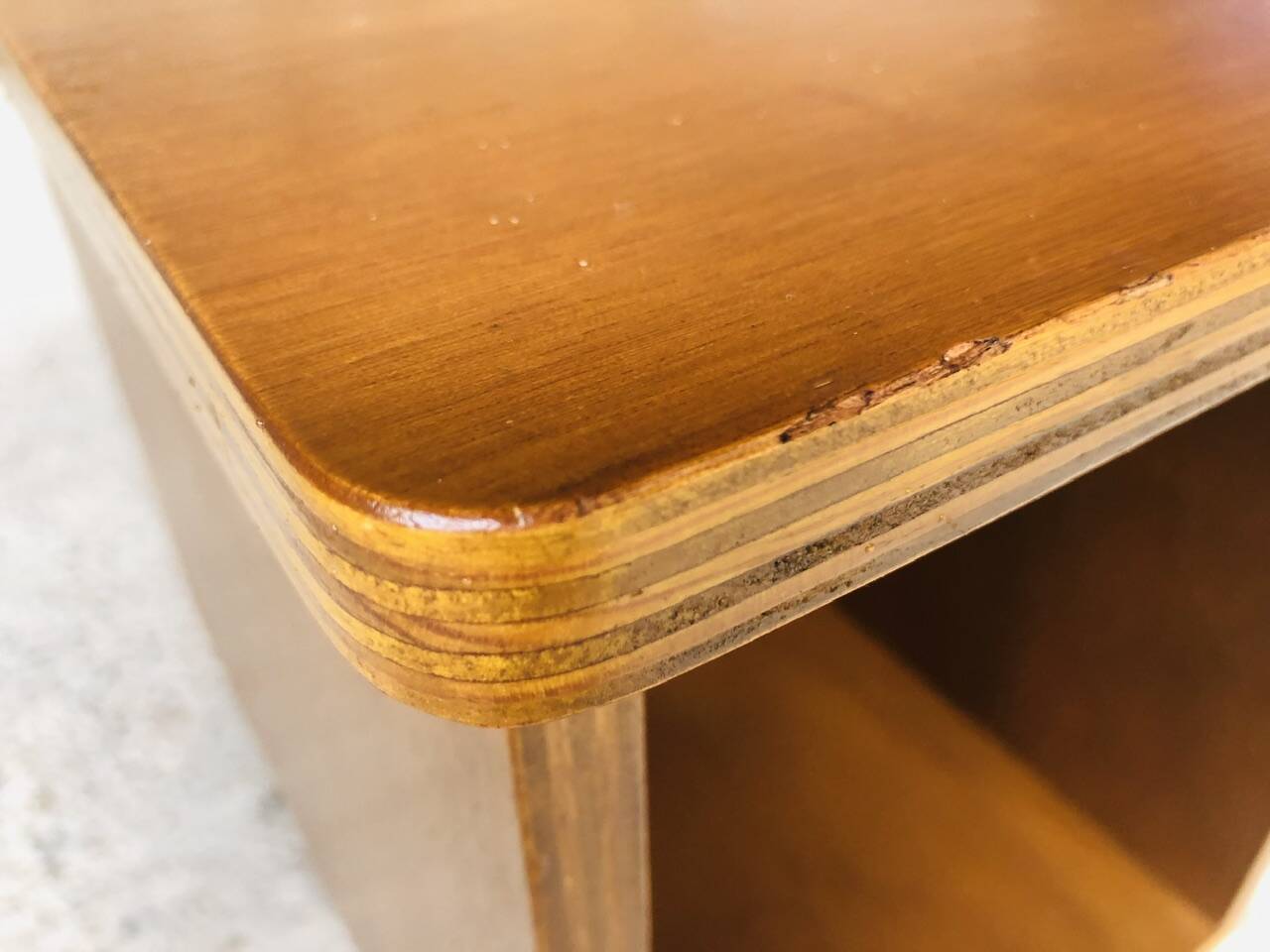 Vintage bedside table, Scandinavian style, Circa 60's