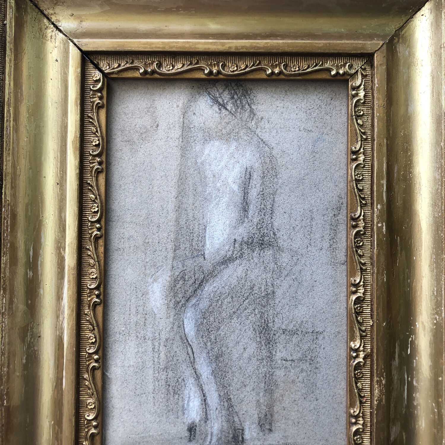 Drawing 30s "The seated woman"