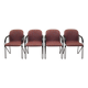 Set of four chairs, Italian design, 1980s, production: Italy