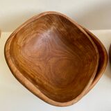 Set of 5 wooden ramekins