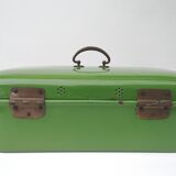 Old enamelled bread box