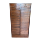 Furniture filing cabinet with double curtains in mahogany and tinted beech