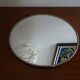 Round barber mirror 28.5 cm vintage 1960