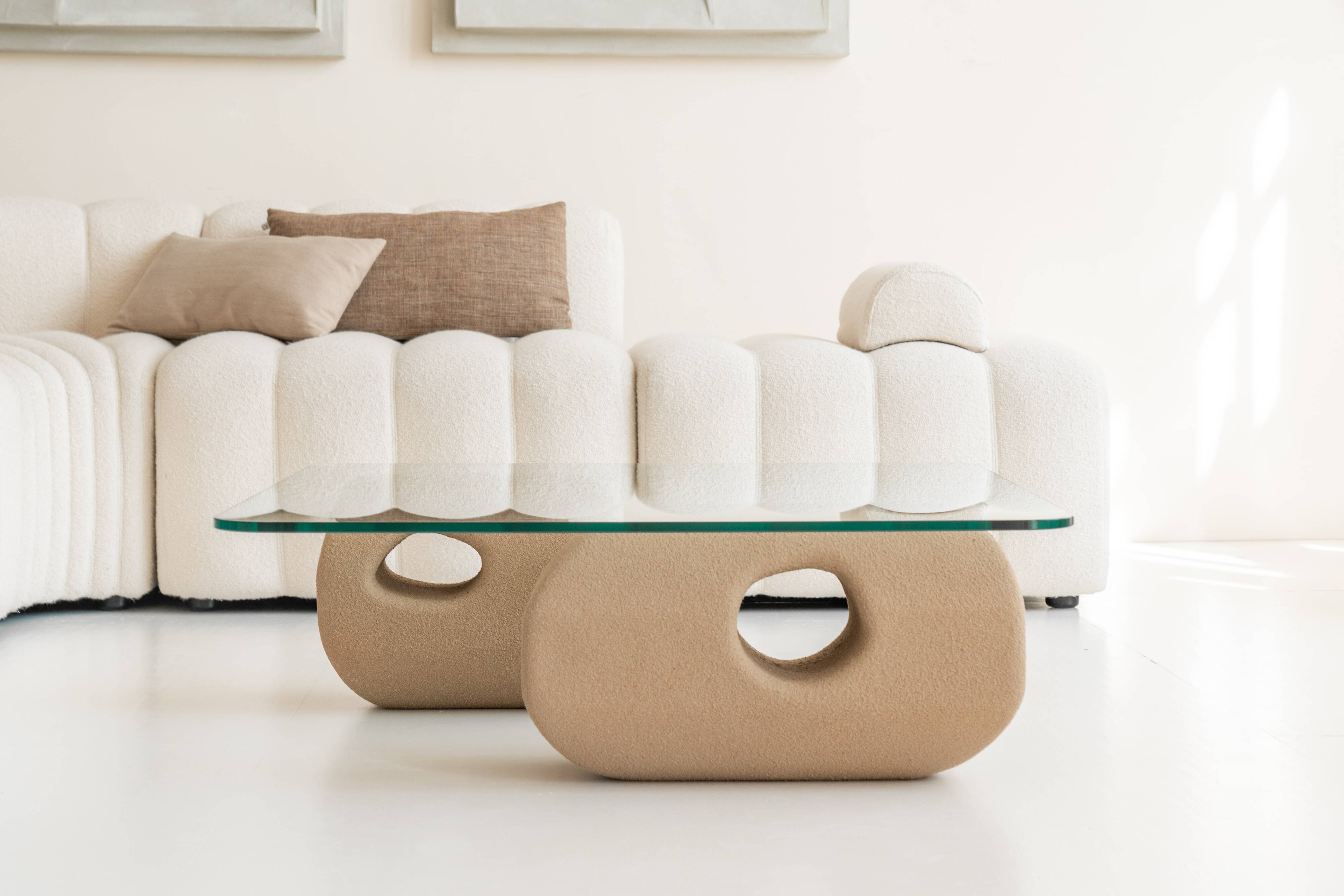 "Le Carré" coffee table from Dune ateliers