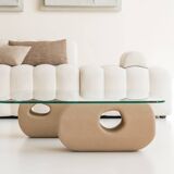 "Le Carré" coffee table from Dune ateliers