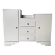 Renovated art deco asymmetrical storage unit