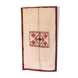 Moroccan carpet white - 131 x 237 cm