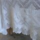 Handmade crochet antique bedspread