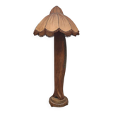 Midcentury Art-Deco wooden airplane propeller floor lamp