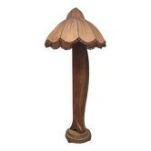 Midcentury Art-Deco wooden airplane propeller floor lamp