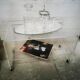 Vintage TV furniture in plexiglass