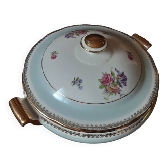 Limoges porcelain tureen and lid