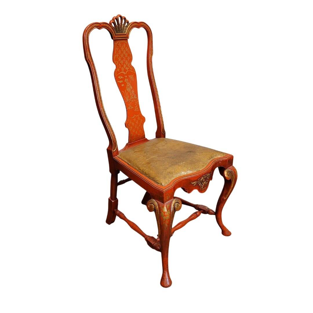 Pair of lacquered wood Chippendale chairs, after Pierre Lottier, 1970s – Spain