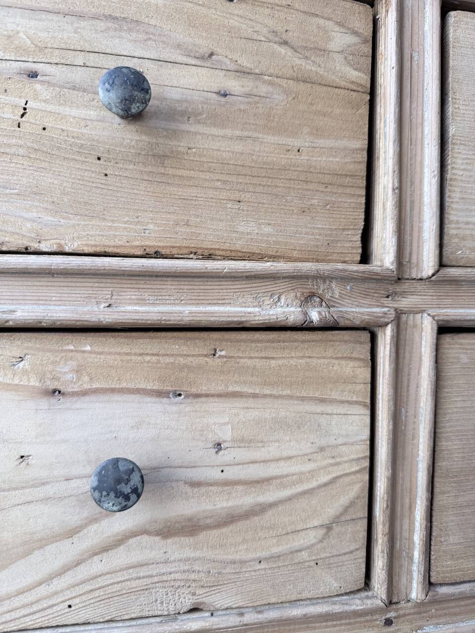 XL 1950 pine workshop cabinet with drawers