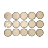 Flat plates iron earth Salins