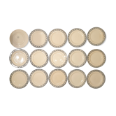 Flat plates iron earth Salins