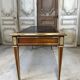 Directoire style flat desk in cherry wood, 20th century.