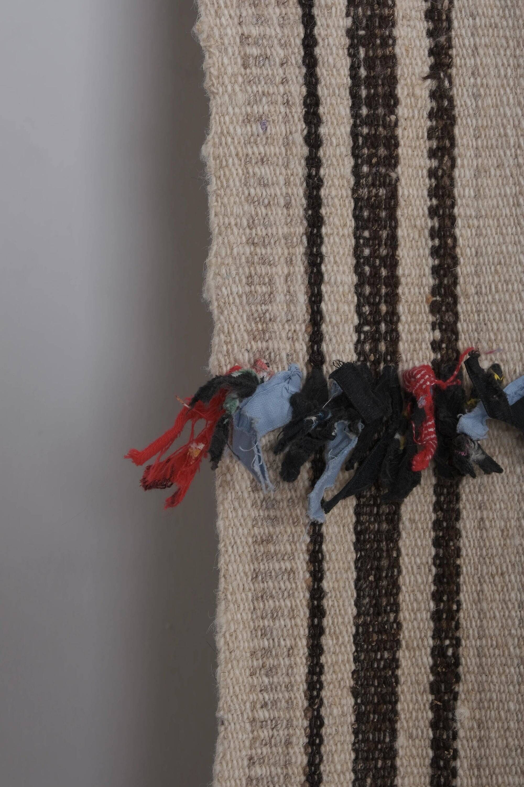 Vintage Turkish kilim handwoven 319x337 cm