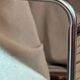 Silver-plated tabletop barber mirror