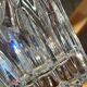 Vintage hand-cut Bohemian crystal vase