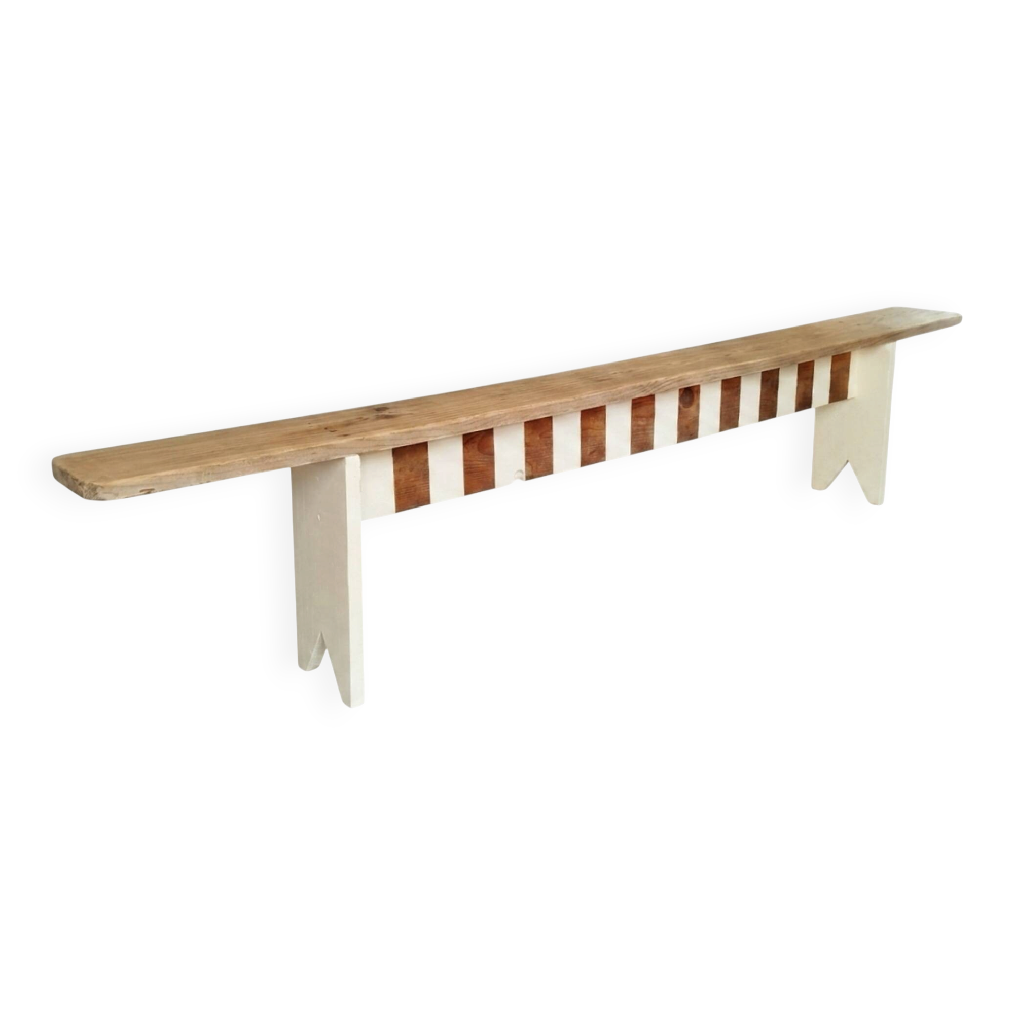 Large farmhouse bench