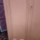 Vintage two-door cabinet with shelves