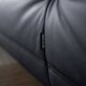 Black leather 3-seater Togo sofa by Michel Ducaroy