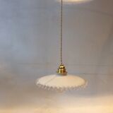 Vintage opaline pendant light