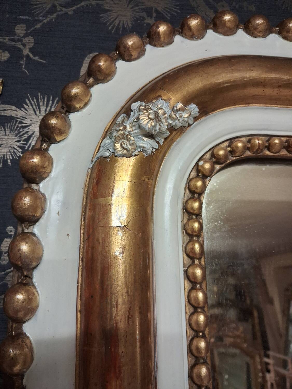 Louis Philippe period mirror, 186 x 145