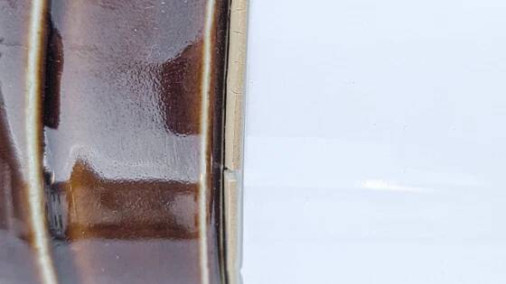 Double wall lamp in brown porcelain Model 6065 by Sigvard Bernadotte for Ifö – 1960s