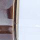 Double wall lamp in brown porcelain Model 6065 by Sigvard Bernadotte for Ifö – 1960s