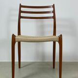 4 chairs model 78 by Nils O. Moller 1960