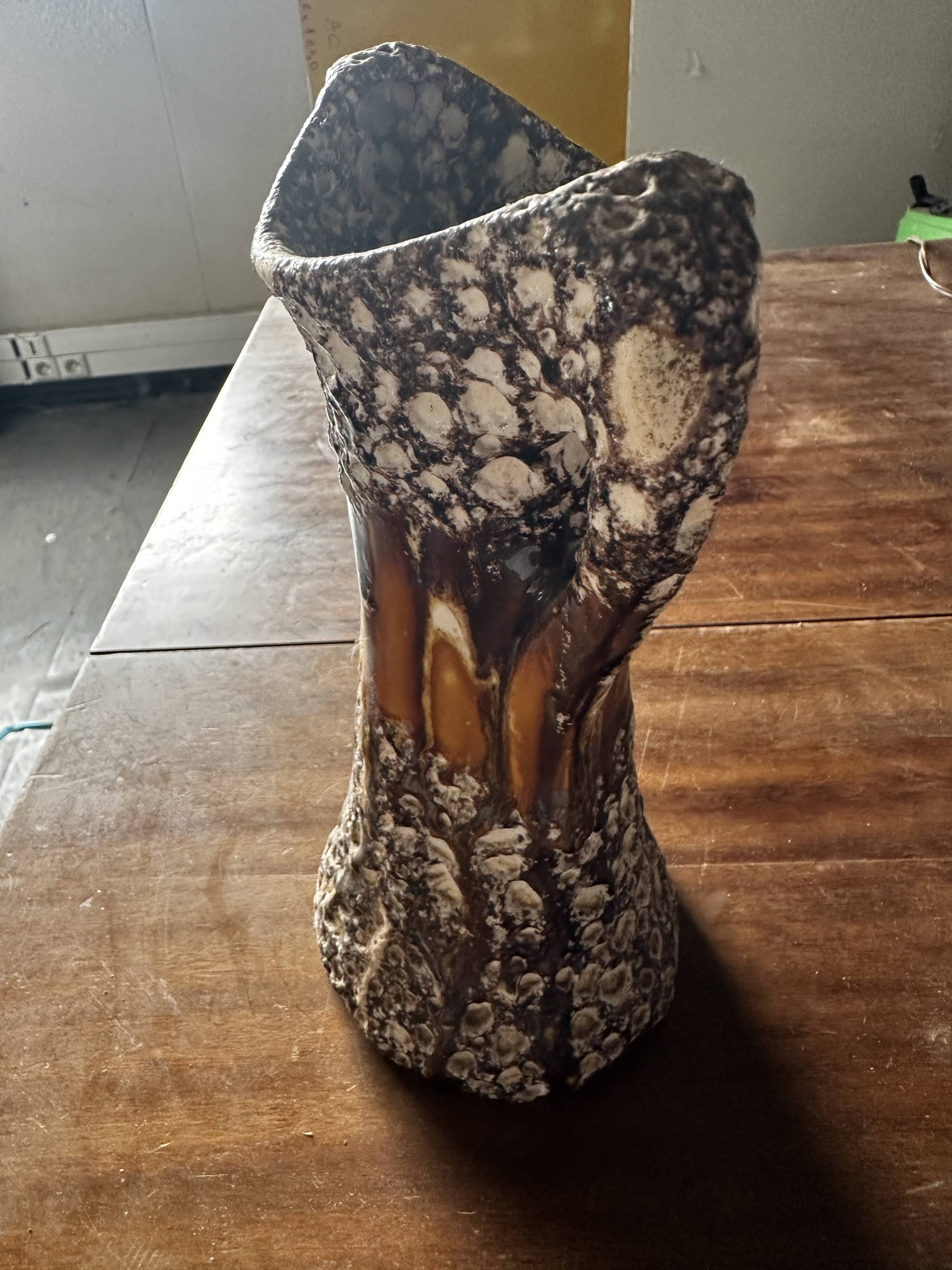 Fat Lava Vallauris vase H 24 cm