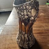 Vase Fat Lava Vallauris H 24 cm